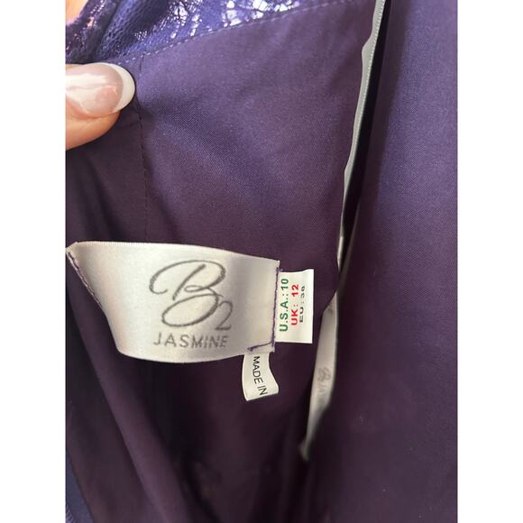 B2 Jasmine Concord Grape Lace Dress size 10 - Picture 6 of 8